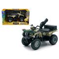 New-Ray Toys 1 by 12 Scale Diecast Suzuki Vinson 500 Quad Runner Green ATV Motorcycle Model, 4 x 4 in. 42903A